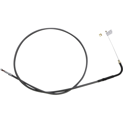 PartzBiz HD: 4409958-Magnum KARBONFIBR 34 3/4” สายเดินเบา 90 องศา Smooth Harley Big Twin 84-17 PartzBiz HD: 4409958-Magnum KARBONFIBR 34 3/4” สายเดินเบา 90 องศา Smooth Harley Big Twin 84-17