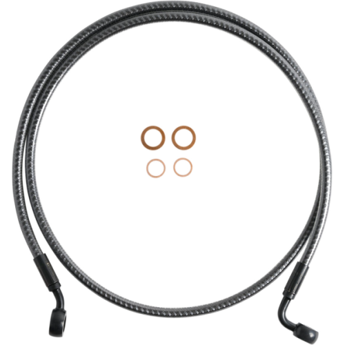 PartzBiz HD: 4409968-Magnum KARBONFIBR 44” สายเบรค EZ-Align 35 90 องศา Harley Softail 00-14 PartzBiz HD: 4409968-Magnum KARBONFIBR 44” สายเบรค EZ-Align 35 90 องศา Harley Softail 00-14