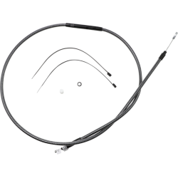 PartzBiz HD DS06522396 - Magnum KARBONFIBR 61 11/16 ” สายคลัตช์ขัดเงาประสิทธิภาพสูง Sportster 04-Up