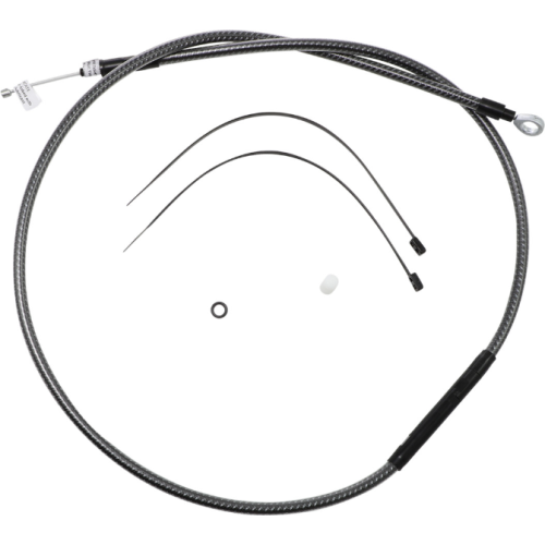 PartzBiz HD: 4409937-Magnum KARBONFIBR 57 11/16 ” สายคลัตช์ขัดเงาประสิทธิภาพสูง Sportster 04-Up PartzBiz HD: 4409937-Magnum KARBONFIBR 57 11/16 ” สายคลัตช์ขัดเงาประสิทธิภาพสูง Sportster 04-Up