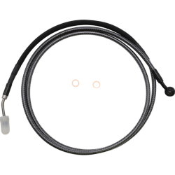 PartzBiz HD DS11321588 - Magnum KARBONFIBR 74” สายคลัตช์ไฮดรอลิก 35 องศา Harley Touring 13-16