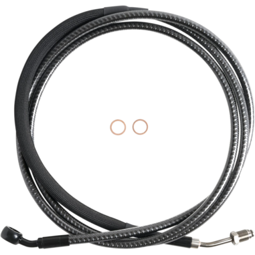 PartzBiz HD: 4409919-Magnum KARBONFIBR สายคลัตช์ไฮดรอลิก 76” 35 องศา Harley Touring 17-Up PartzBiz HD: 4409919-Magnum KARBONFIBR สายคลัตช์ไฮดรอลิก 76” 35 องศา Harley Touring 17-Up