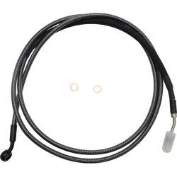 PartzBiz HD DS11321590 - Magnum KARBONFIBR 78" Hydraulic Clutch Line 35 Degree Harley Touring 14-16