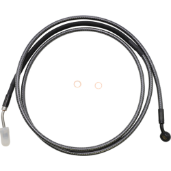 PartzBiz HD DS11321591 - Magnum KARBONFIBR 74” สายคลัตช์ไฮดรอลิก 35 องศา Harley Touring 13-16