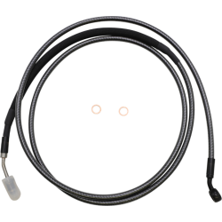 PartzBiz HD DS11321599 - Magnum KARBONFIBR 82" Hydraulic Clutch Line 35 Degree Harley Touring 17-Up
