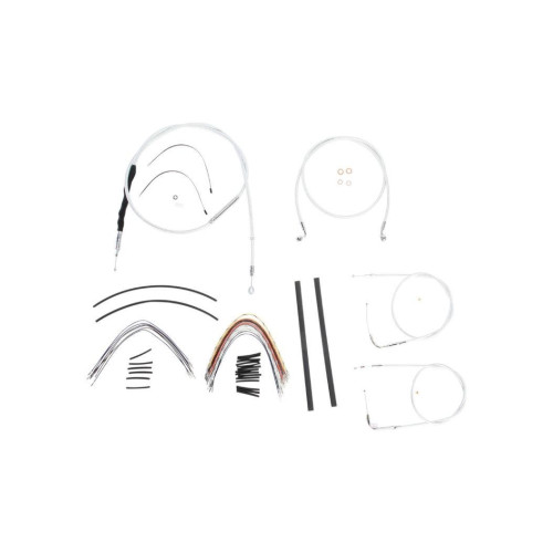 PartzBiz HD: 4409873-Magnum Sterling Chromite II® Designer Handlebar Control Install Kit Harley 07-11 PartzBiz HD: 4409873-Magnum Sterling Chromite II® Designer Handlebar Control Install Kit Harley 07-11