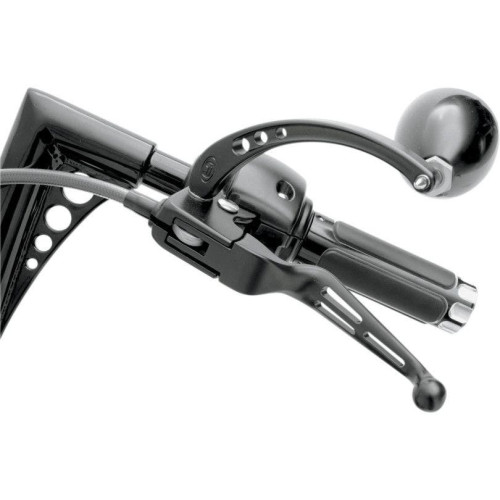 PartzBiz HD: 4409814-Matte Satin Black Slotted Wide Brake Clutch Lever Set 96-16 Harley Big Twin XL | 0610-0142 PartzBiz HD: 4409814-Matte Satin Black Slotted Wide Brake Clutch Lever Set 96-16 Harley Big Twin XL | 0610-0142