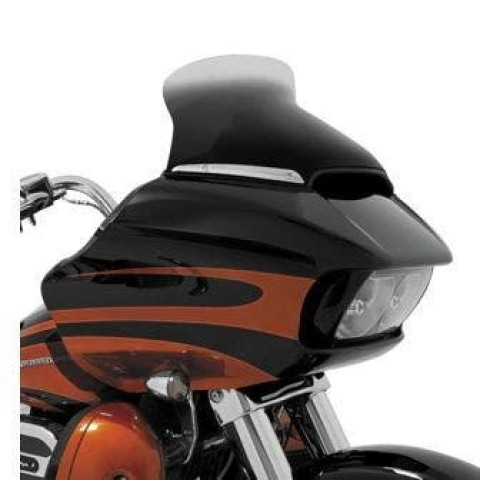 PartzBiz HD: 4409648-สปอยเลอร์ Memphis Shades Dark Smoke 8.5” กระจกบังลม Harley Road Glide FLTRX 15-18 | MEP86110