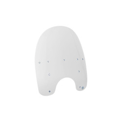 PartzBiz HD DS23100091 - Memphis Shades MEP6230 Plastic 17" Clear Windshield Harley FXD XL 88-20