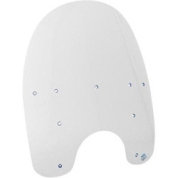 PartzBiz HD DS23100055 - Memphis Shades MEP6260 Clear King Size 17 ” Cruiser Windshield 01-17 HD Softail Harley Davidson Heritage Deluxe Fat Boy