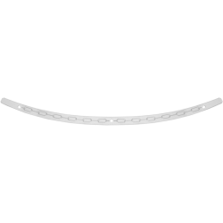 PartzBiz HD DS23500372 - Memphis Shades Polished Stainless Steel Windshield Trim Chain Harley Batwing 14-Up