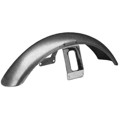 PartzBiz HD: 4409247-Mid USA 22414 V-Factor Steel Front 21 Wheel Fender w/ Chrome Bracket Harley FX Softail FXD Dyna Davidson Custom Bike Motorcycle old school chopper replacement upgrade 59924-80