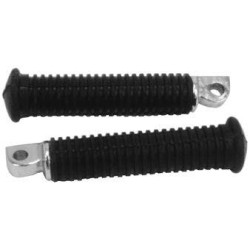 PartzBiz HD MU24219 - Mid USA 24219 V-Factor Ribbed Rubber Extended Length Foot Rest Pegs Male Harley