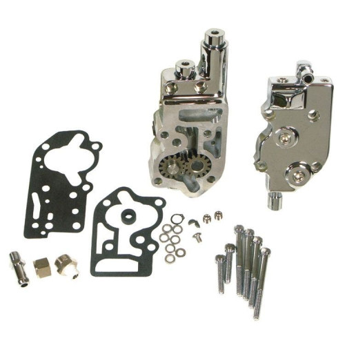 PartzBiz HD: 4409132-Mid USA 67095 V-Factor Polished Oil Pump Harley Evolution 92-99 OE 26053-92 Knucklehead Panhead Shovelhead big twin