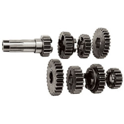 PartzBiz HD MU72713 - Mid USA 72713 Andrews Gears 4 เกียร์ความเร็วสูงชุดเกียร์ 73-84 Harley Sportster vintage classic เปลี่ยนเกียร์ tranny