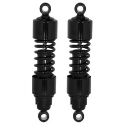 PartzBiz HD MU29040 - Mid USA 29040 Black Premium 11" Shocks Harley 4-Speed Big Twin Shovelhead 73-86 buy best for davidson replacement absorbers quality 29027 54509-73A electra road street glide king fx fxd dyna sportster sporty softail slim deluxe heritage low bob fat b