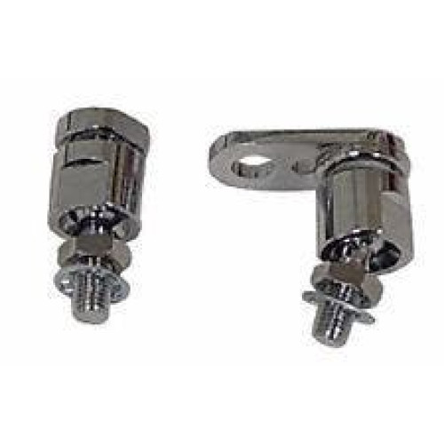 PartzBiz HD: 4409096-Mid USA Chrome Turn Signal Relocation Brackets Swivel Kit for Harley 88-Up PartzBiz HD: 4409096-Mid USA Chrome Turn Signal Relocation Brackets Swivel Kit for Harley 88-Up