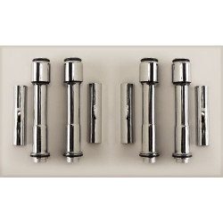 PartzBiz HD MW91-982 - MidWest 91-982 Ultima Chrome Push Rod Tube Cover Kit Harley Davidson Twin Cam 00-Up Bezel Accent Upgrade Replacement Custom Chopper Bike ที่ดีที่สุด PartzBiz HD MW91-982 - MidWest 91-982 Ultima Chrome Push Rod Tube Cover Kit Harley Davidson Twin Cam 00-Up Bezel Accent Upgrade Replacement Custom Chopper Bike ที่ดีที่สุด