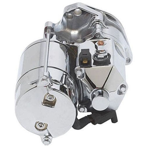 PartzBiz HD: 4409035-Mid West Ultima Chrome Solenoid Cover w/ Starter Button Harley Big Twin '91-Up