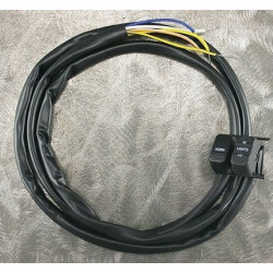 PartzBiz HD MW17-107 - MidWest 17-107 Ultima Black Hi Lo Light & Horn Switch Harley Davidson Big Twin Touring Softail Sportster Wiring Handlebar Controls Buttons Replacement New Best Upgrade Factory Stock OE 