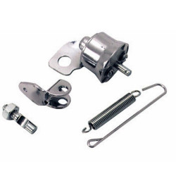 PartzBiz HD MW17-40 - MidWest 17-40 Ultima Chrome Mechanical Brake Light Switch 1937-50 Harley Davidson Big Twin 74 C.I. Knucklehead Panhead Rear Stop Light Signal Indicator Lever Manual Control New Best Custom Old School Replacement