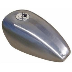 PartzBiz HD MW20-99 - Midwest 20-99 Rubber Mounted Big Capacity Steel Gas Tank  94-03 Harley Davidson Sportster xl custom 1200 883 fuel upgrade style chopper metal replacement aftermarket 2099