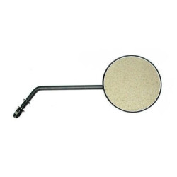 PartzBiz HD MW46-20 - MidWest 46-20 Black Aluminum 4.5" Round Motorcycle Mirror Right Hand Harley 8mm