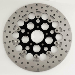 PartzBiz HD MW90-890 - MidWest 90-890 11.5” Front Floating Mesh Rotor Harley พร้อม Speedo Notch 84-Up