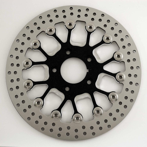 PartzBiz HD: 4408947-MidWest 90-897 11.8" Front Floating Spoked Rotor Harley FLH/T & Dyna 06-13