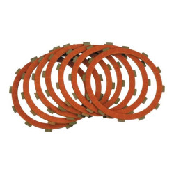 PartzBiz HD MW96-374 - Midwest 96-374 Red Eagle แผ่นคลัชแรงเสียดทานชุดสำหรับ 1971-83 Harley davidson Sportster chopper จักรยานรถจักรยานยนต์ trans เปลี่ยนอัพเกรดรถจักรยานยนต์แบบกำหนดเอง 96374