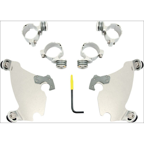 PartzBiz HD: 4408846-Memphis Shades Polished Trigger-Lock Mount Gauntlet Fairing สำหรับ Harley XL 883C 1200C | มีค1981