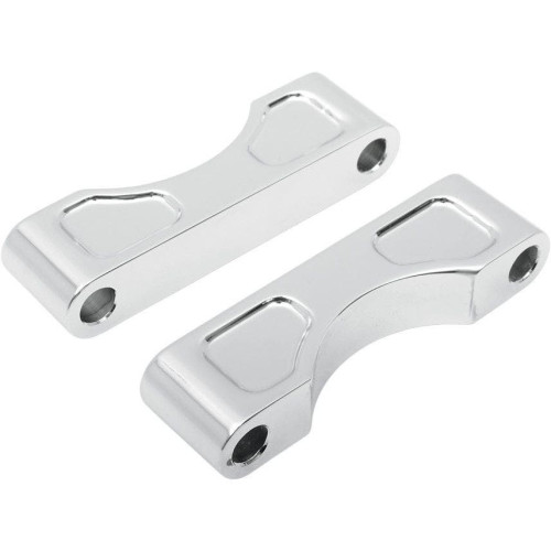 PartzBiz HD: 4408719-Klock Werks Tyre Hugger Chrome ด้านหน้า Fender 16-18 บล็อกยึด Harley FLH/T - KW05-01-0103-C