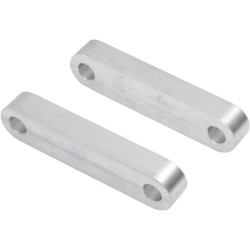 PartzBiz HD DS14100044 - Klock Werks Tire Hugger Raw Front Fender 21x3.5 Mounting Blocks Harley FXS/T - KW05-02-0104-R