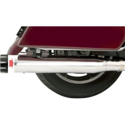 PartzBiz HD DS18011088 - Bassani Chrome Quick Change 4" Slip On Straight Style Mufflers Harley 17 No Tips | 1F742 PartzBiz HD DS18011088 - Bassani Chrome Quick Change 4" Slip On Straight Style Mufflers Harley 17 No Tips | 1F742