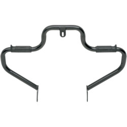 PartzBiz HD DS16240108 - Lindby Front GLOSS สีดำ Multibar Highway Engine GUARD Bar สำหรับ Harley Dyna FXD 91-14 - BL1305