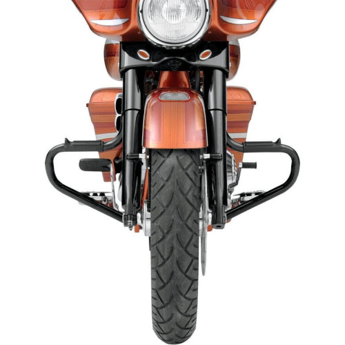 PartzBiz HD: 4408695-Lindby Front Gloss Black Multibar Highway Engine Guard Bar for Harley FLH/T 97-14 - BL1302/09 PartzBiz HD: 4408695-Lindby Front Gloss Black Multibar Highway Engine Guard Bar for Harley FLH/T 97-14 - BL1302/09
