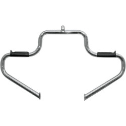PartzBiz HD DS16240167 - Lindby ด้านหน้า Chrome Multibar Highway Engine Guard Bar สำหรับ Harley FLH/T Touring 97-14-1302/09