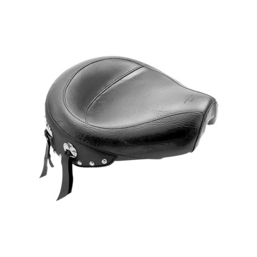 PartzBiz HD: 4408649-Mustang 75702 เบาะเดี่ยวแบบหมุดกว้าง 15” W 4 Harley 96-03 Sportster XL | 75702