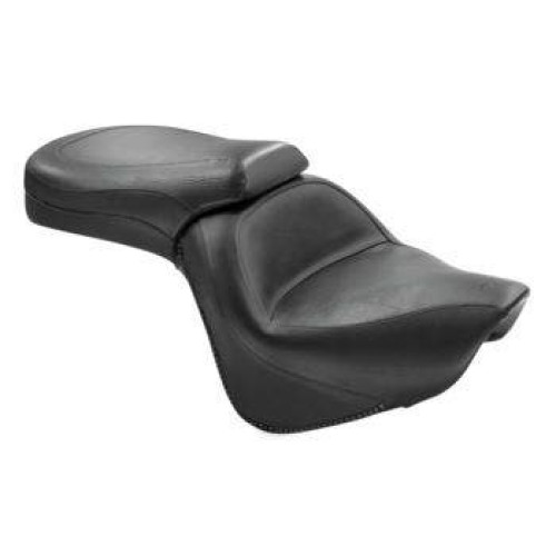 PartzBiz HD: 4408631-Mustang 76127 One Piece 2 Up Touring Seat 06-18 Kawasaki VN900 สีดำ 0810-0505 08100505 489302