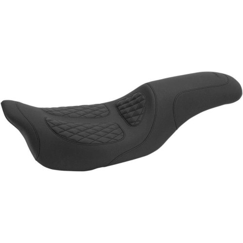 PartzBiz HD: 4408572-Mustang Dave Perewitz Signature Series Fastback 2 เบาะนั่ง Harley Touring 08-17 | 76981