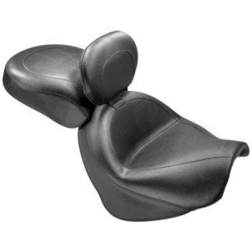 PartzBiz HD: 4408587-Mustang 79283 Black Two Piece Wide Touring 09-18 Suzuki Boulevard C50/T 489326 0810-0422 08100422
