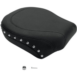 PartzBiz HD MD76243 - เบาะหลัง Mustang Chrome Studded เฉพาะ Harley 06-10 FXST 07-17 FLSTF | 76243 PartzBiz HD MD76243 - เบาะหลัง Mustang Chrome Studded เฉพาะ Harley 06-10 FXST 07-17 FLSTF | 76243