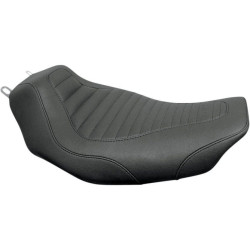 PartzBiz HD MD76716 - ที่นั่งมัสแตง Tuck & Roll Tripper ที่นั่งเดี่ยวเรียบสำหรับ Harley FLHR FLHX 97-07 | 76716