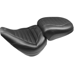 PartzBiz HD MD75032 - Mustang Solo เบาะหลังแคบ สีดำ สำหรับ Harley Seat Tuck-N-Roll 18-23 FXBR/FXBRS | 75032