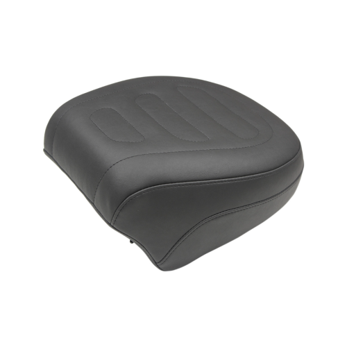 PartzBiz HD: 4408441-Mustang Solo Tour Breakout Black Trapezoid Stitch Harley Passenger Seat for 13-17 FXSB | 76579
