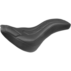 PartzBiz HD MD75159 - Mustang Tripper Fastback Harley Cut Low Seat Apex Stitch สำหรับ 18-23 FXBB/FXBBS | 75159