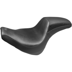 PartzBiz HD MD75709 - Mustang Tripper Fastback Harley Cut เบาะต่ำเรียบสำหรับ 18-23 FXFB/FXFBS | 75709