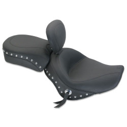 PartzBiz HD MD79816 - Mustang Triumph 1600 Thunderbird 2009-2013 & Thunderbird 1700 Storm 2011-2013 Two-Piece Studded Seat With Driver Backrest | 79816 PartzBiz HD MD79816 - Mustang Triumph 1600 Thunderbird 2009-2013 & Thunderbird 1700 Storm 2011-2013 Two-Piece Studded Seat With Driver Backrest | 79816