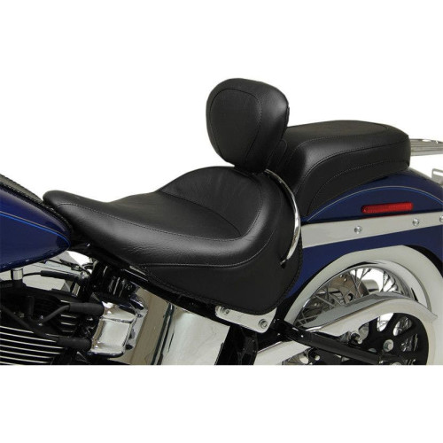 PartzBiz HD: 4408363-Mustang Vintage Wide Solo พร้อมพนักพิงแบบถอดได้ Harley 05-17 Softail FLSTN | 79914 PartzBiz HD: 4408363-Mustang Vintage Wide Solo พร้อมพนักพิงแบบถอดได้ Harley 05-17 Softail FLSTN | 79914