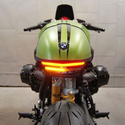 PartzBiz HD TR578767 - New Rage Cycles R9T-FE Fender Eliminator Kit w/ LED Lights 14-18 BMW R Nine T Best new upgrade replacement turn signals brake light indicator custom Bobber 578767